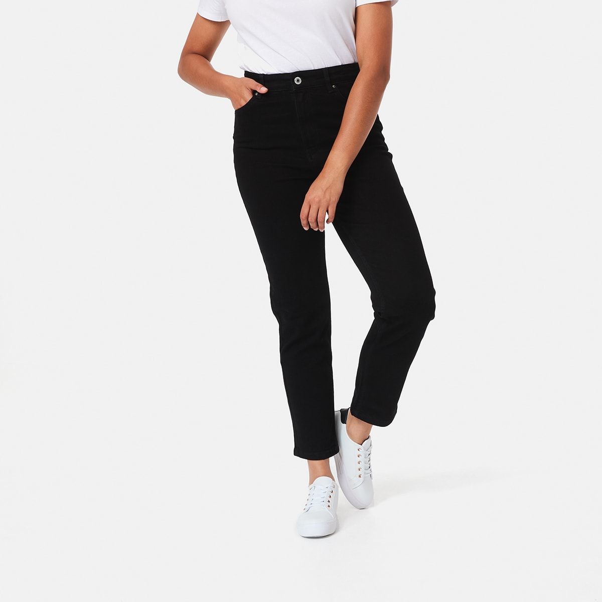 Super High Rise Straight Jeans