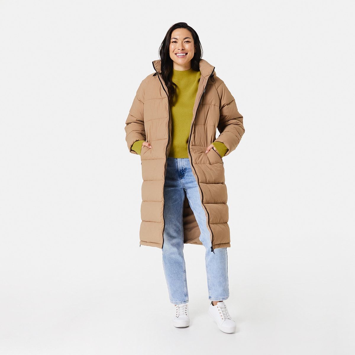 Longline Puffer Jacket