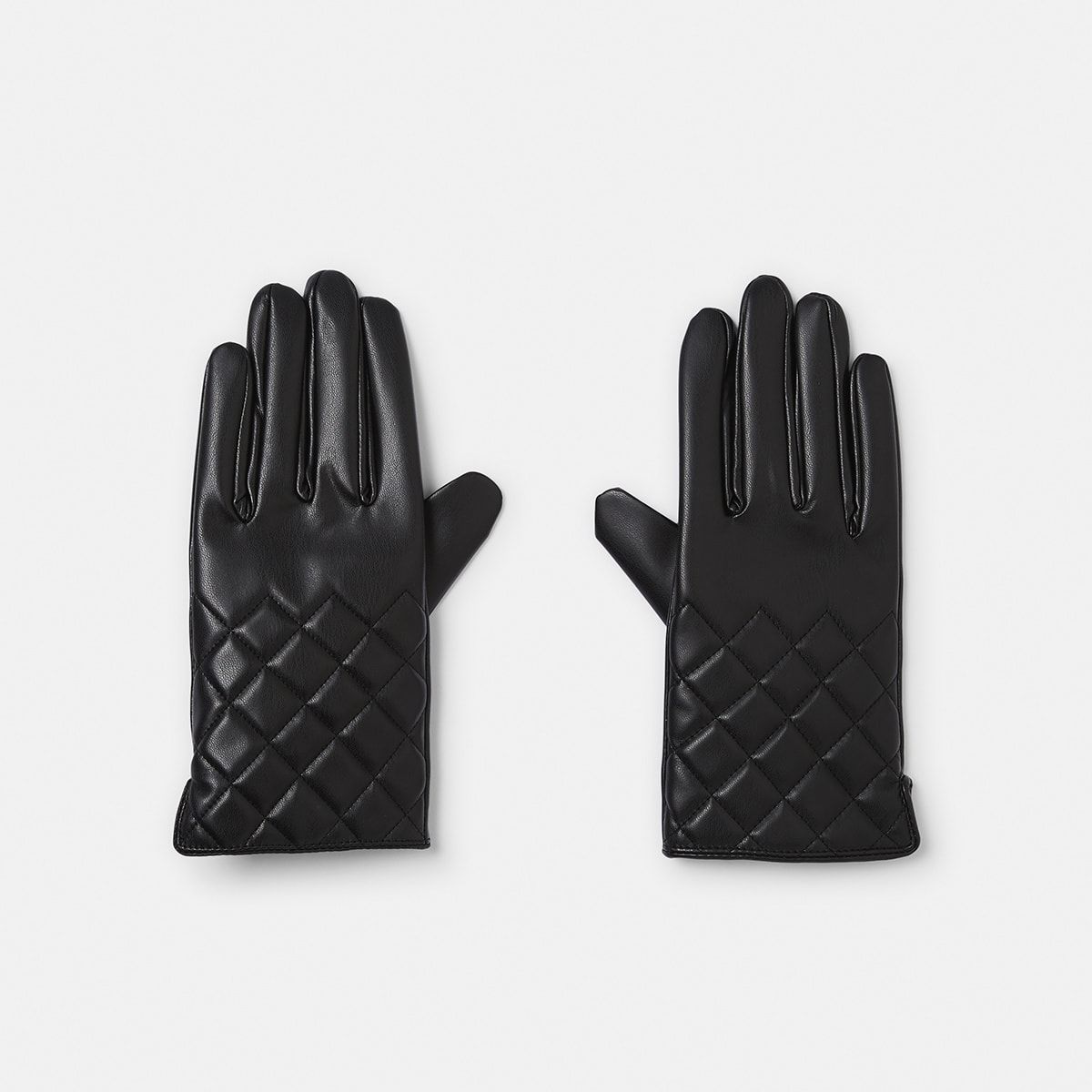 Quilted PU Gloves