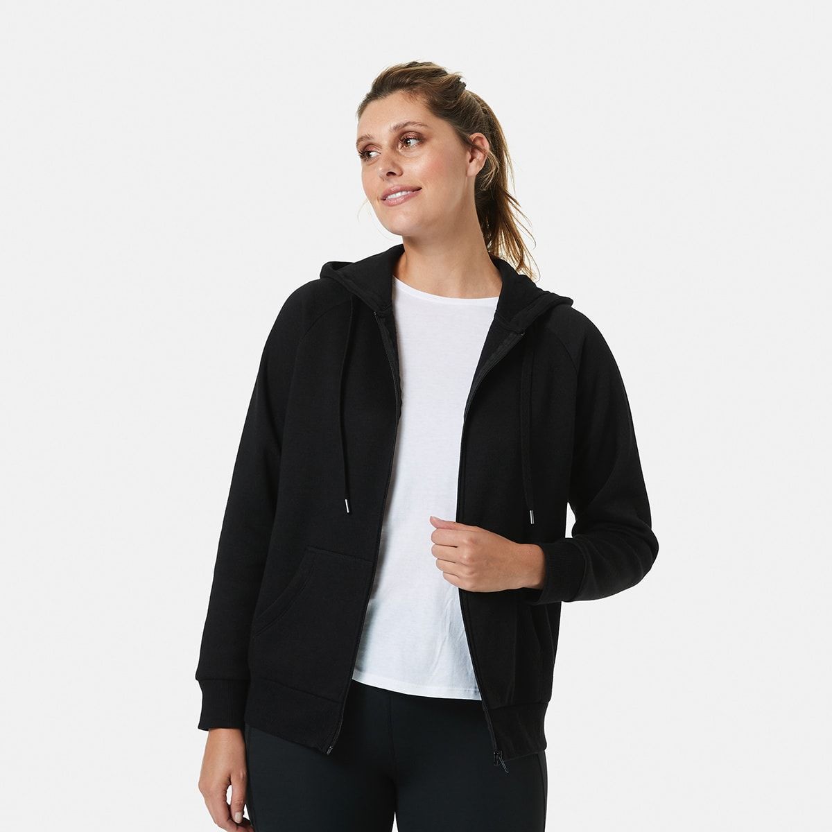 Active Womens Core Zip Through Hoodie