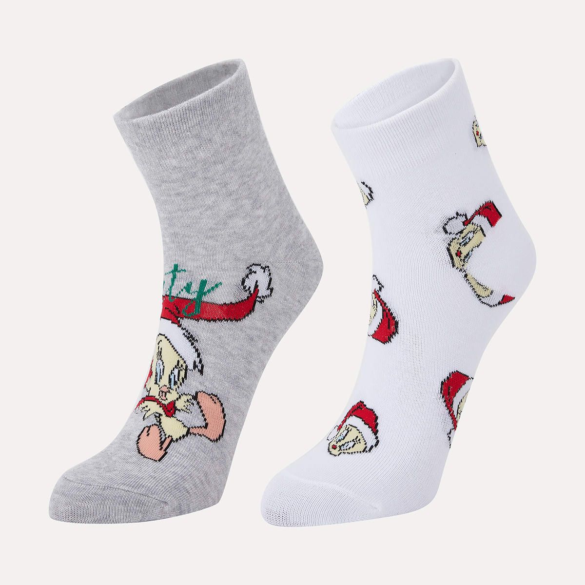 2 Pack Disney License Christmas Socks