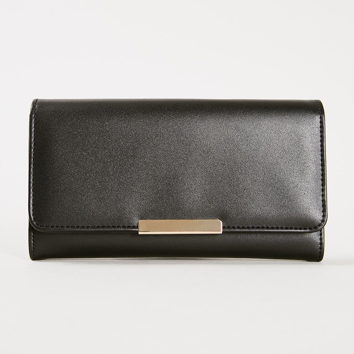 Metal Plate Structured Purse