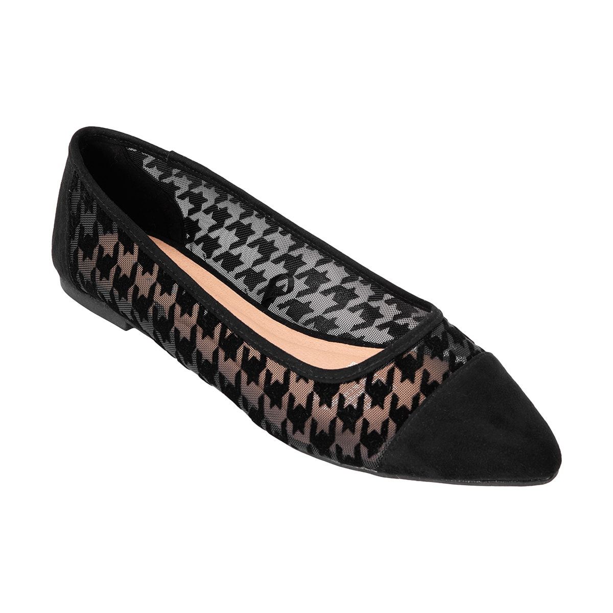 Pointed Mesh Toecap Flats