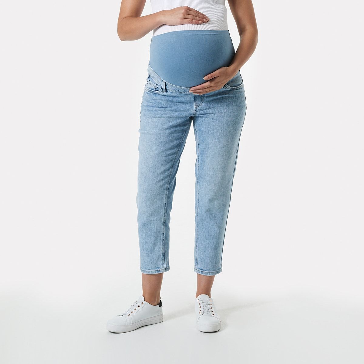 Maternity Distressed Mum Jeans