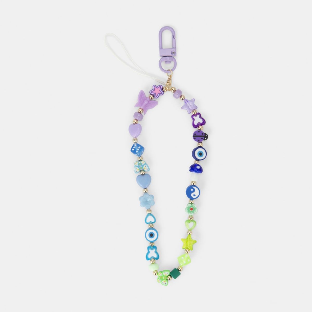 Beaded Keyring - Blue