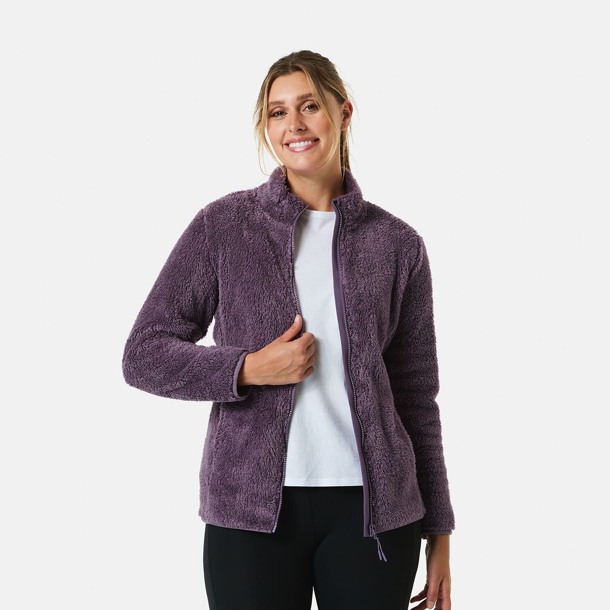 Active Womens Brushed Knit Jacket
