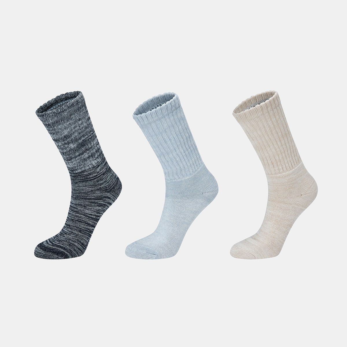 3 Pack Chunky Terry Boot Socks