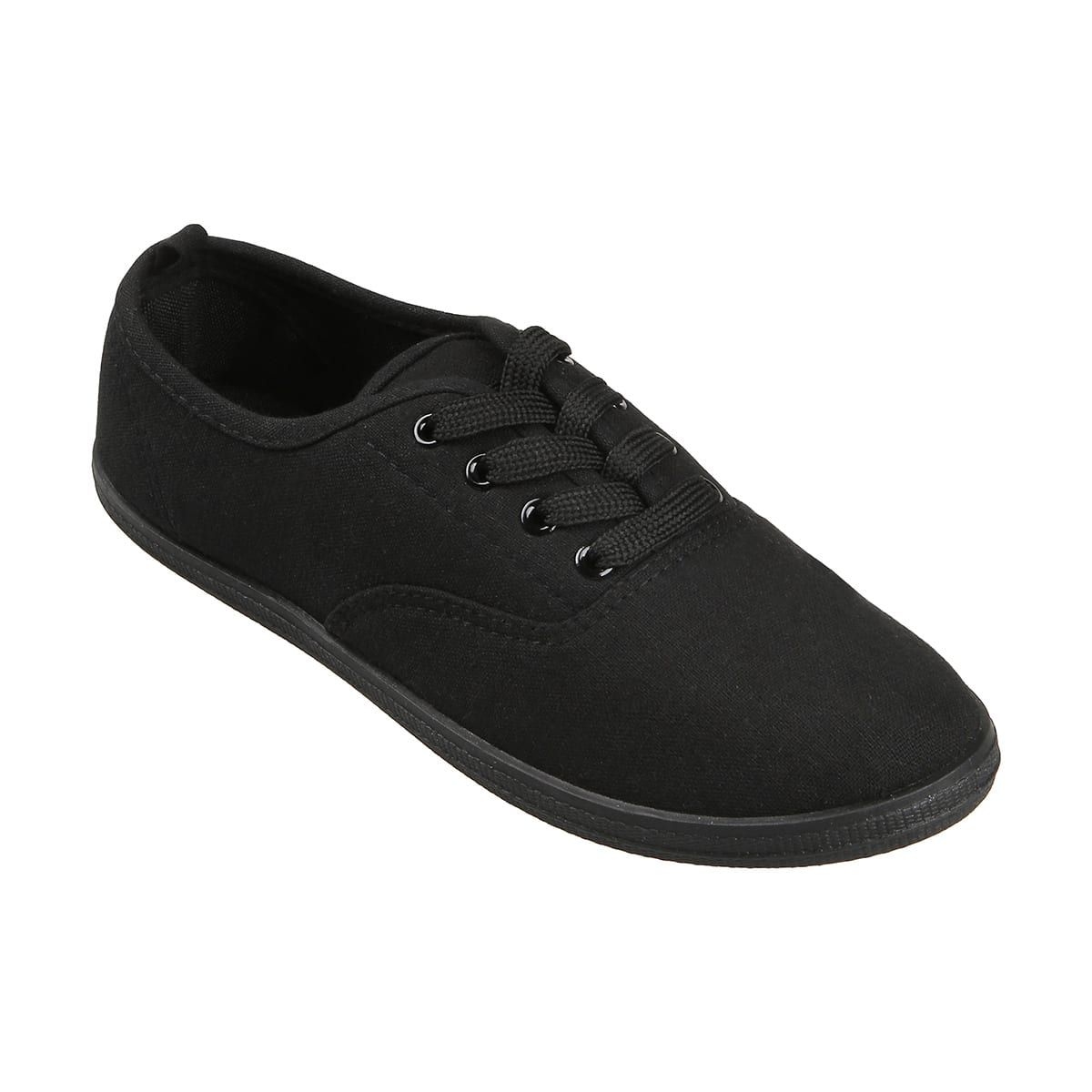 Basic Lace Up Canvas Shoes