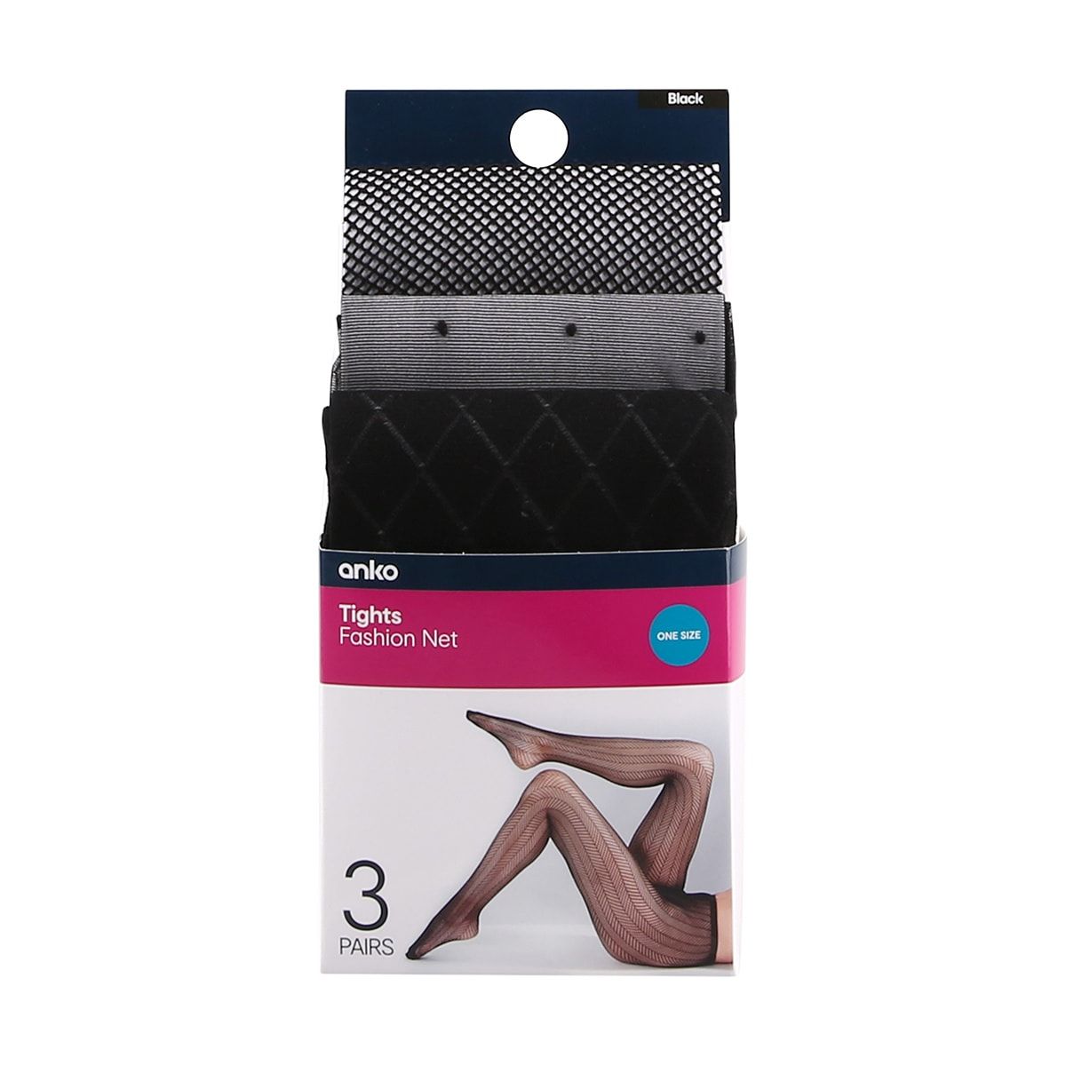 3 Pack Net Tights