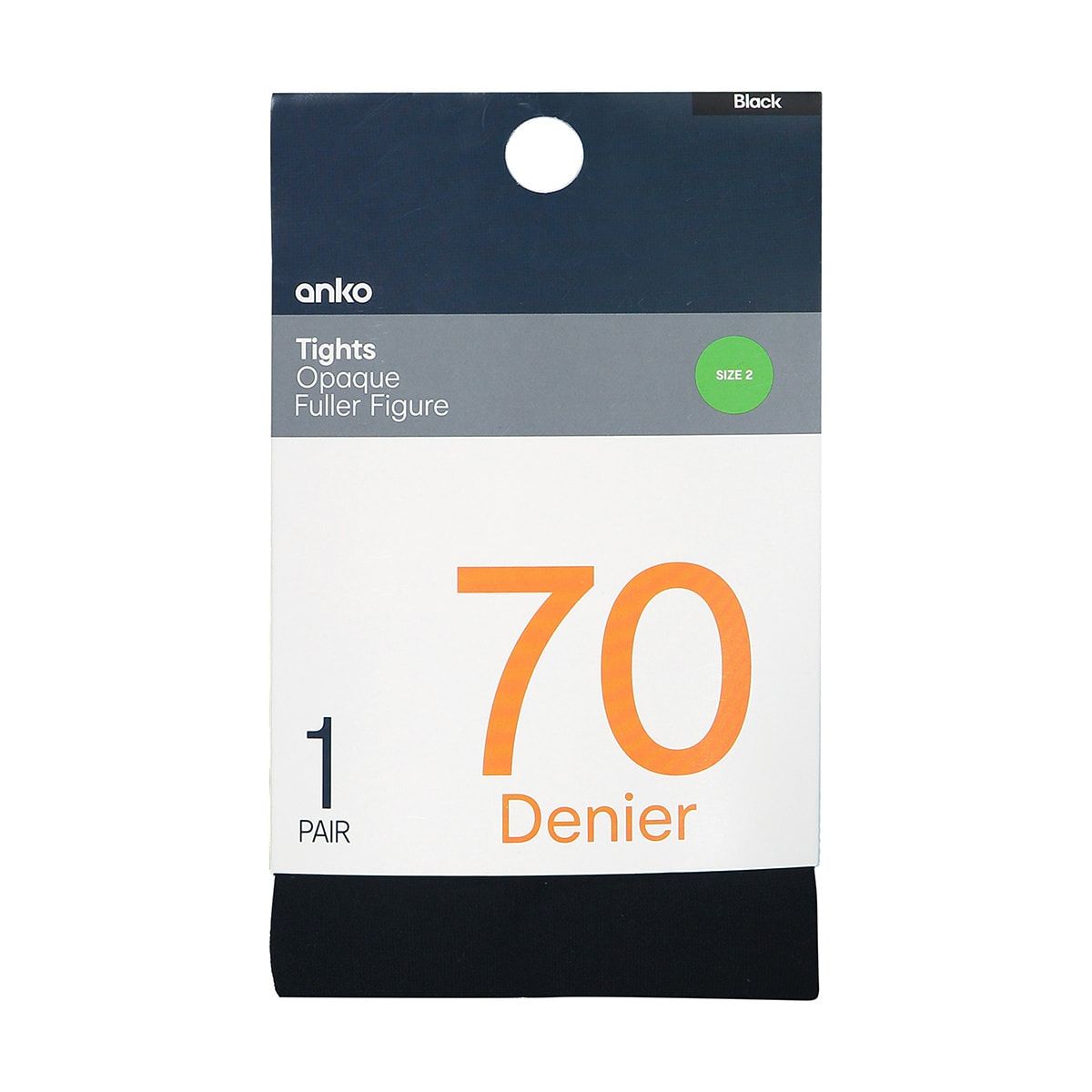 70 Denier Fuller Figure Opaque Tights
