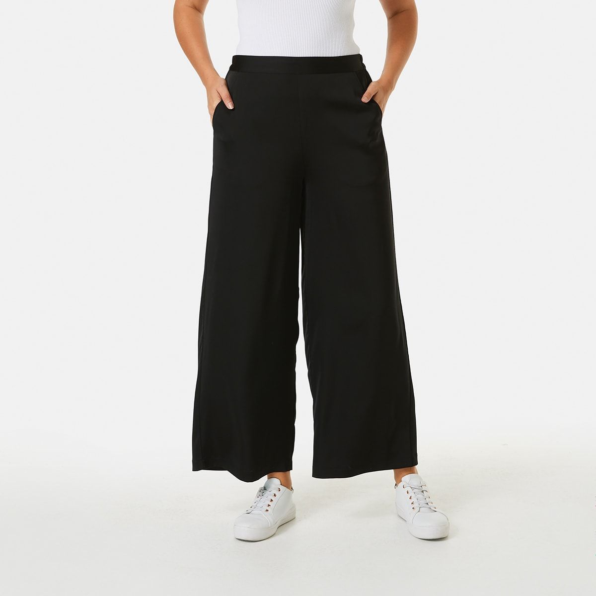 Satin Wide Leg Pants
