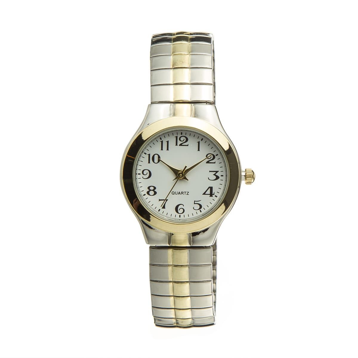Classic Watch - Silver & Gold Look