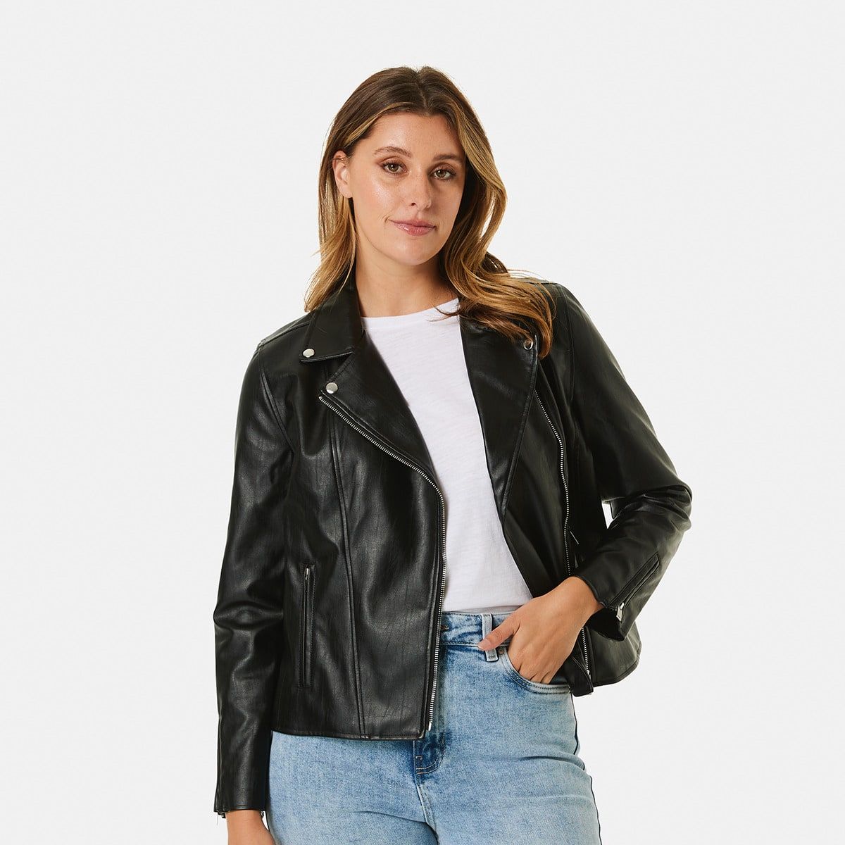 PU Biker Jacket