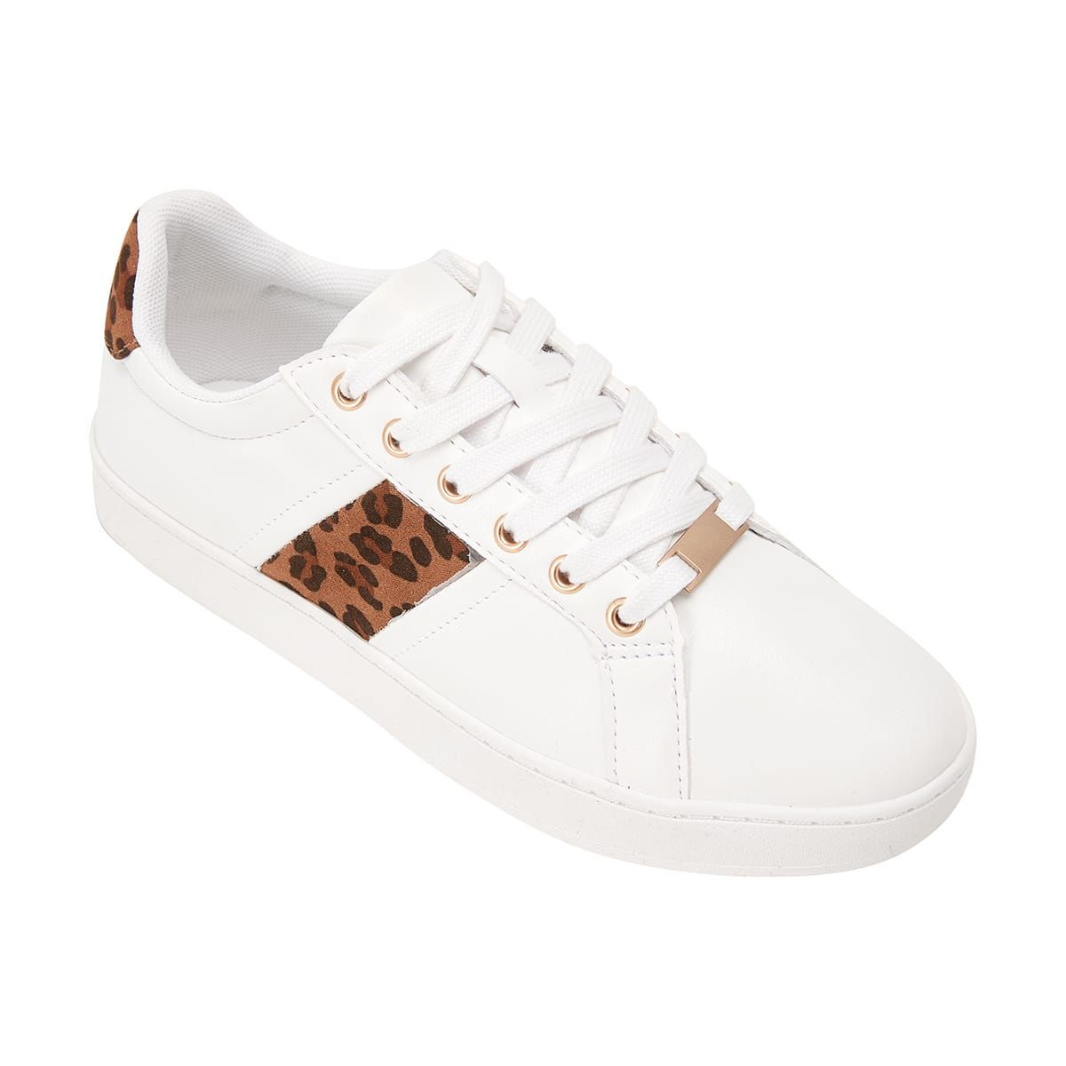Leopard Stripe Sneakers