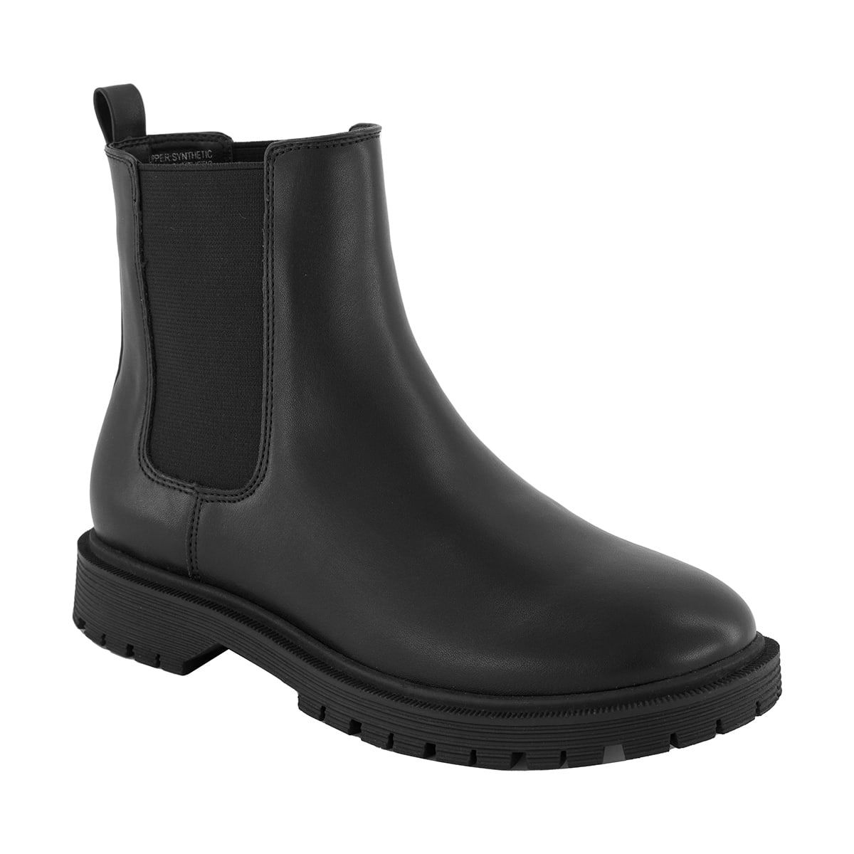 Ribbed Gusset Chelsea Boots