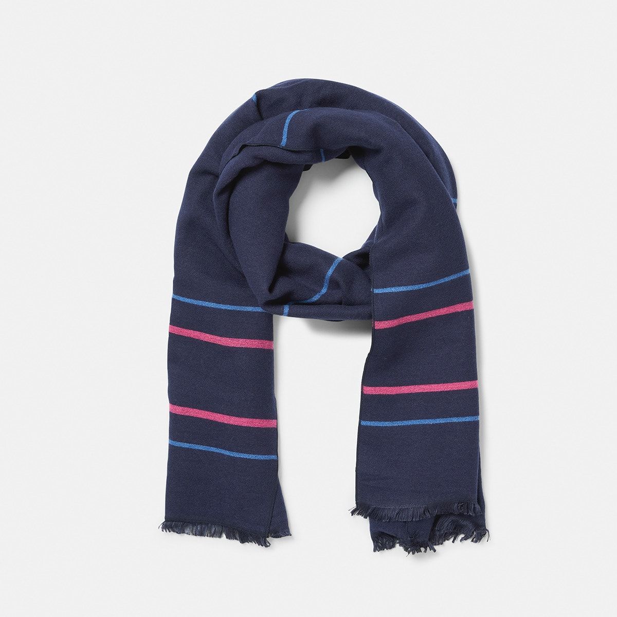 Large Stripe Wrap Scarf