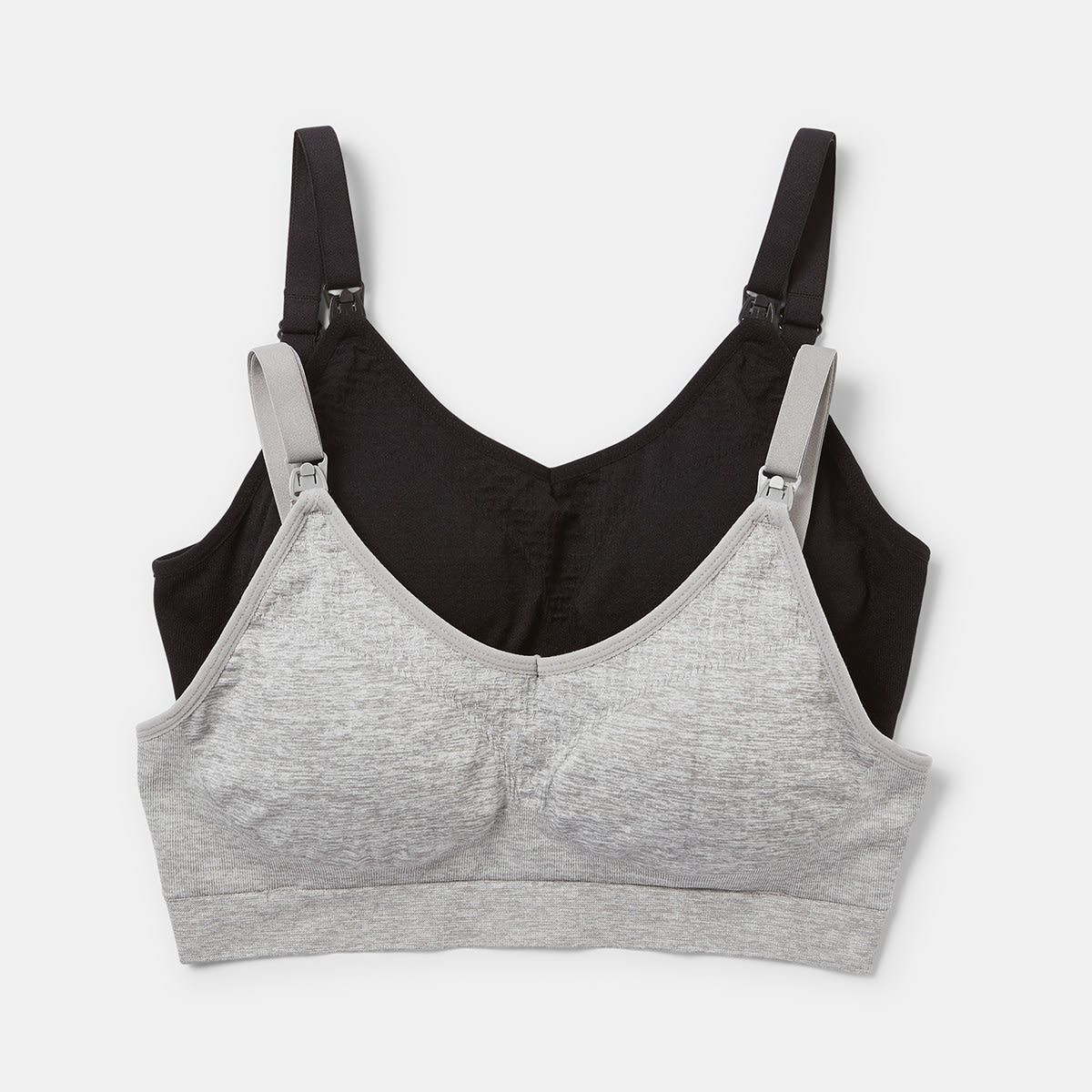 2 Pack Maternity Wirefree Seamfree Crop