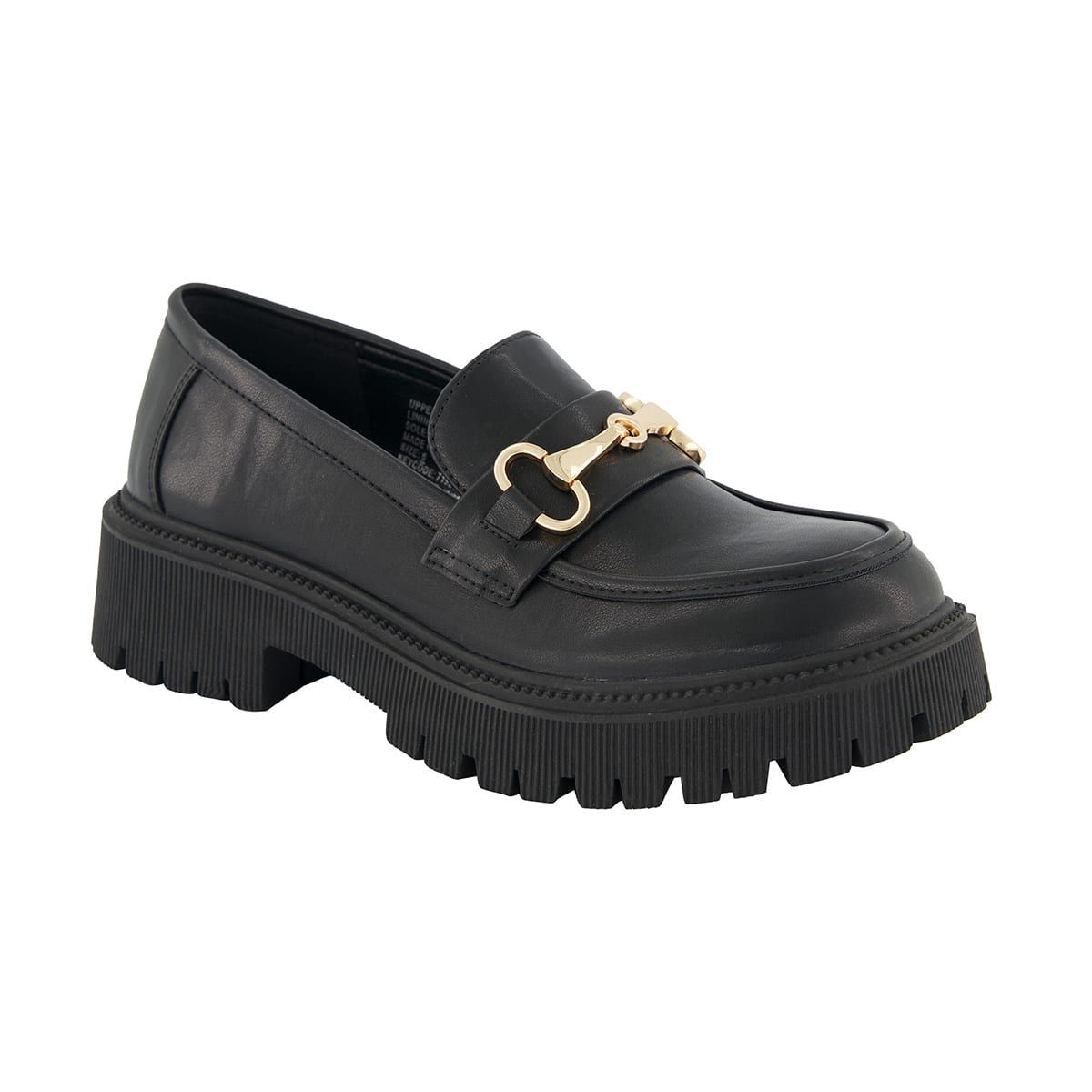 Chunky Hardware Detail Loafers