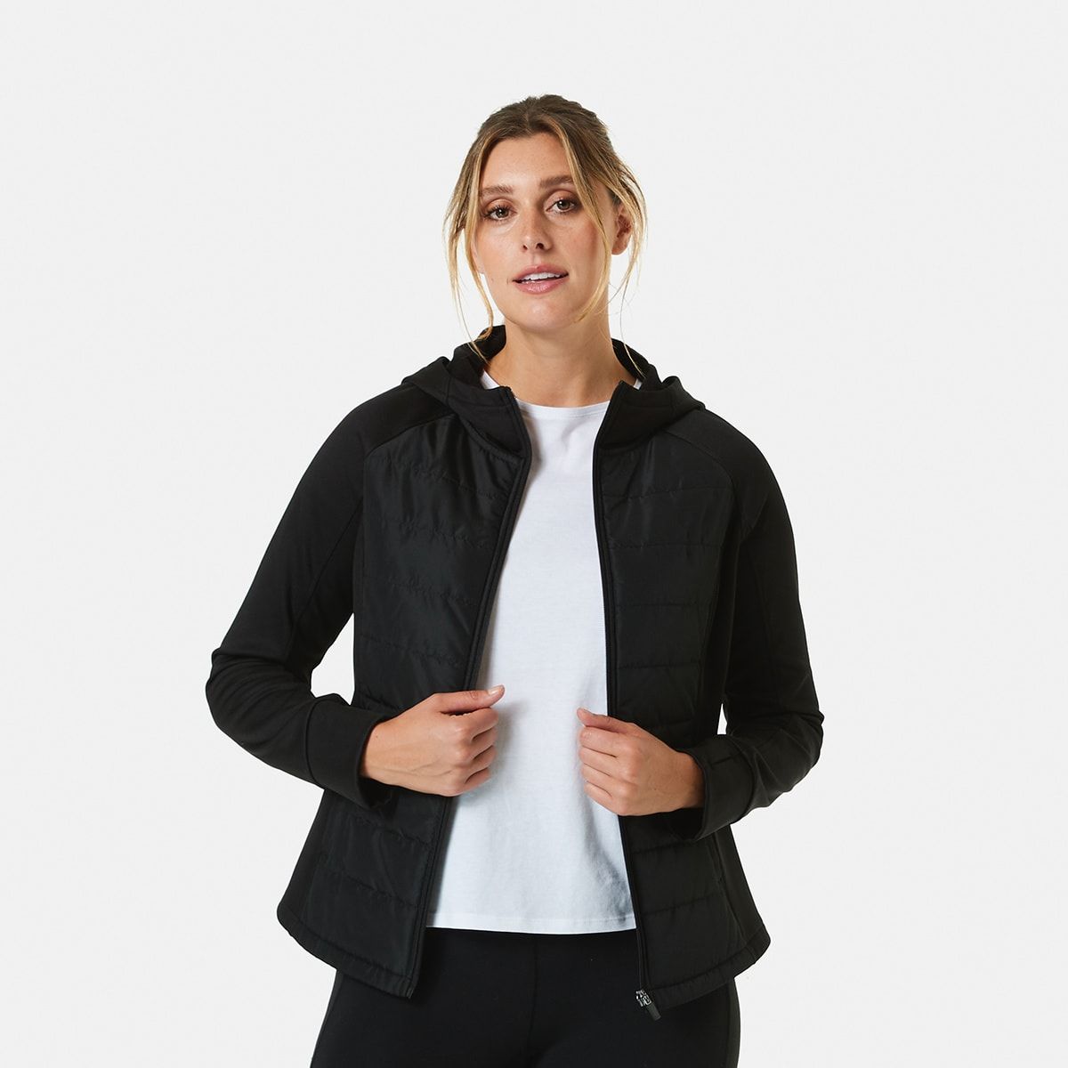 Active Womens Knit Puffer Jacket