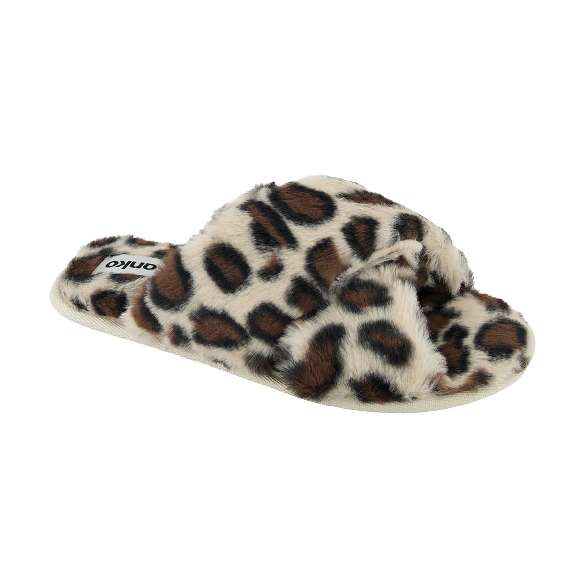 Crossover Furry Slippers