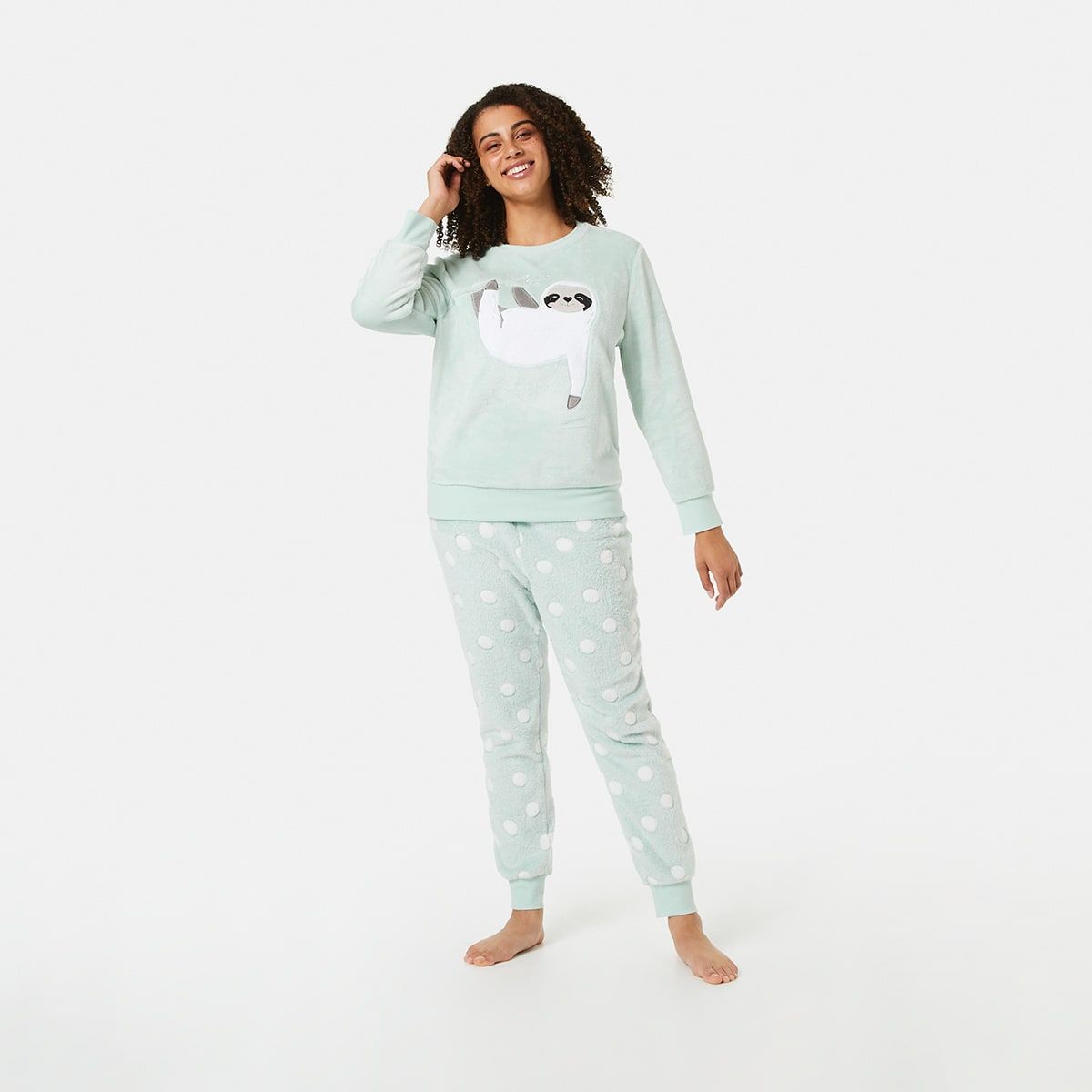 Fleece Top and Pants Pyjama Set
