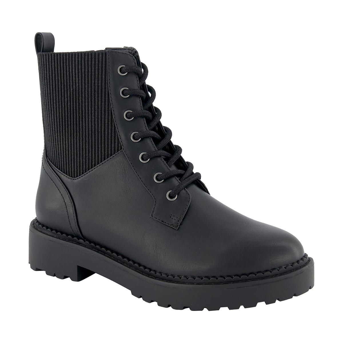 Chunky Lace Up Boots
