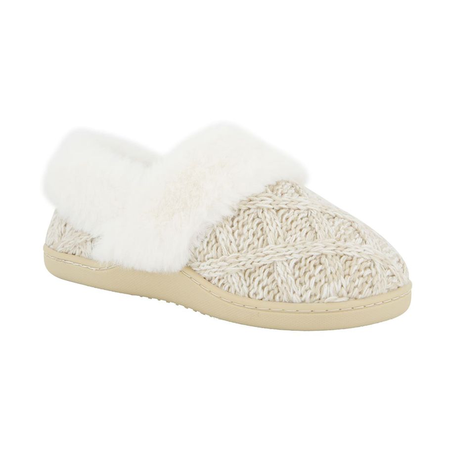 Elevated Midi Faux Fur Slippers
