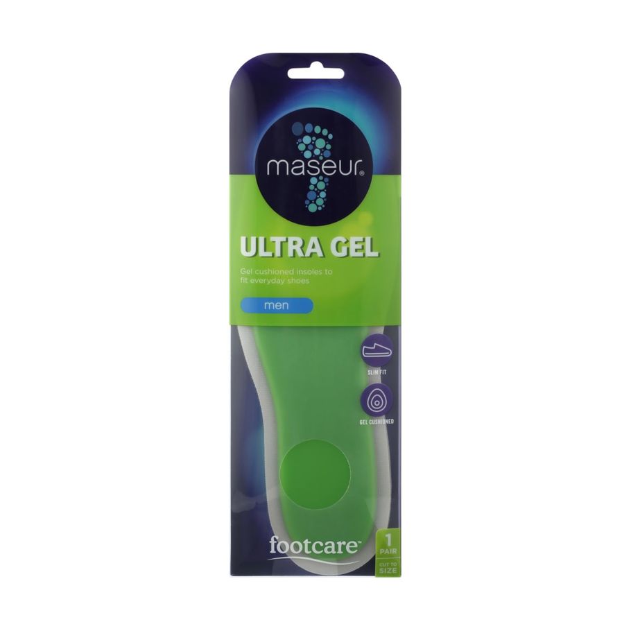 Footcare Ultra Gel Insoles - Green