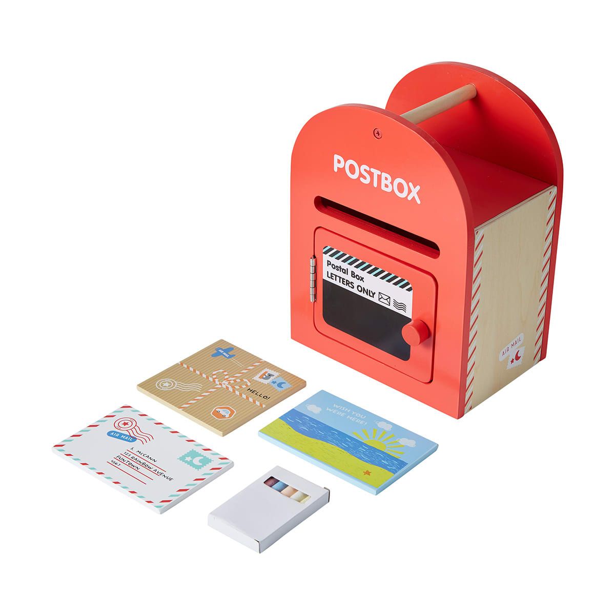 Wooden Post Box