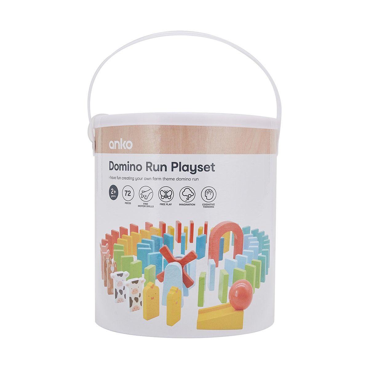72 Piece Domino Run Playset