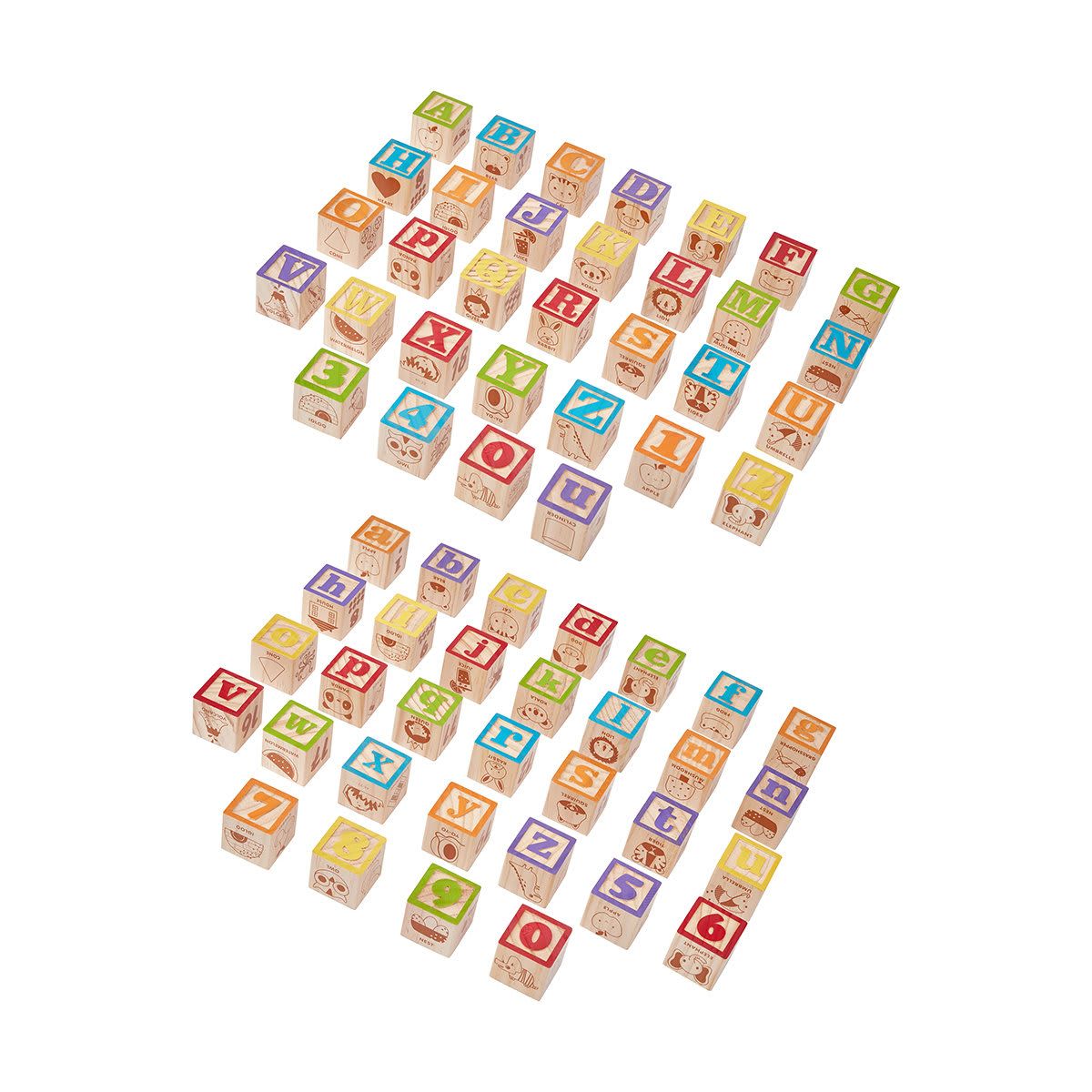 Wooden Alphabet Blocks