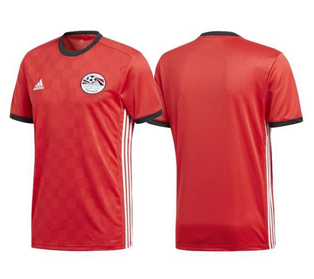 2018 World Cup Egypt Home Short Sleeve Jersey