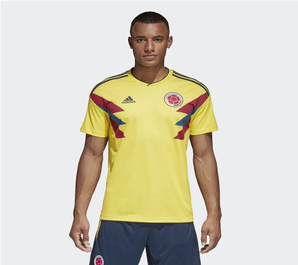Columbia 2018 World Cup Half Sleeve Home Jersey