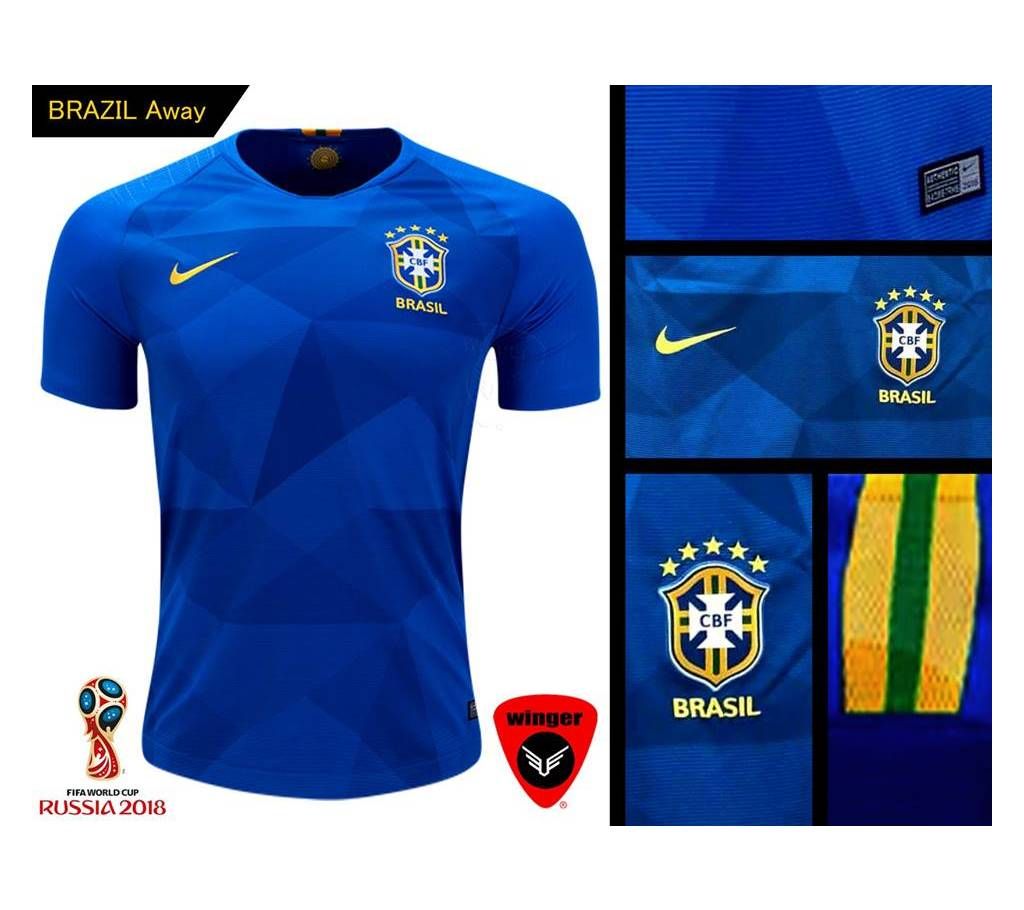 Brazil World Cup Authentic Jersey 2018 (Away)
