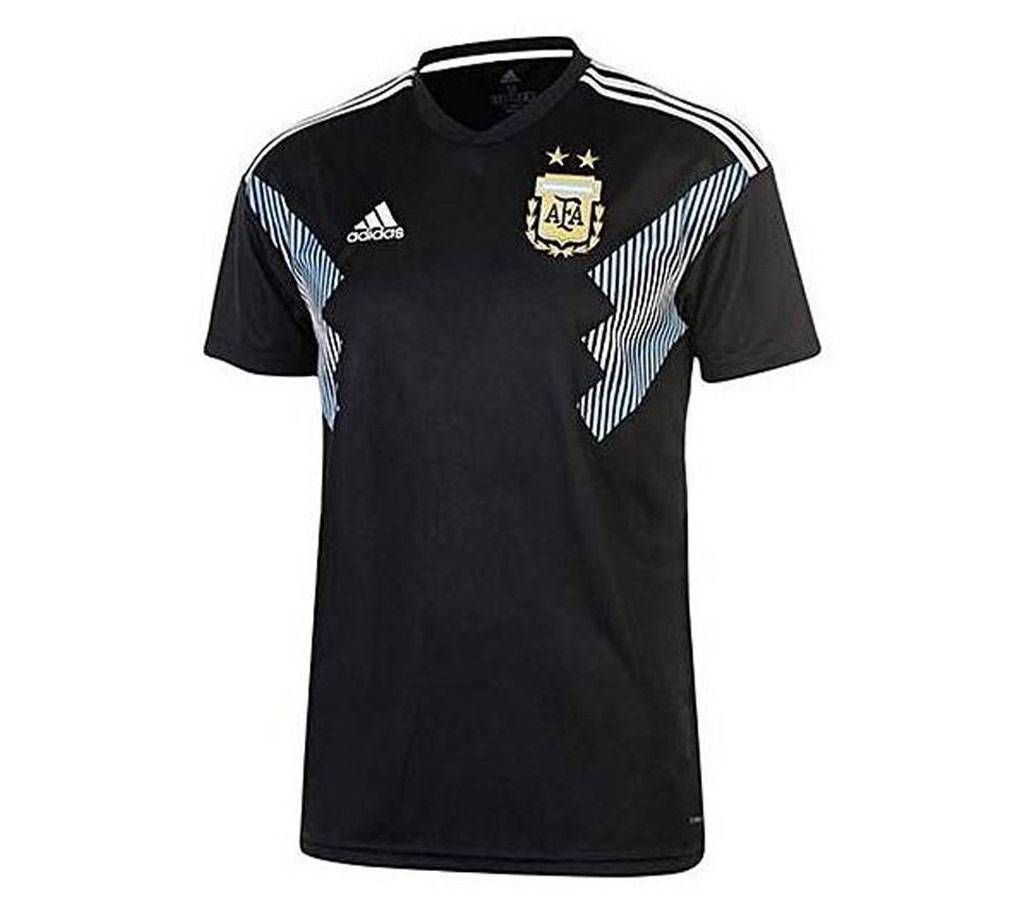 World Cup 2018 Argentina Half Sleeve Away Jersey (Copy)