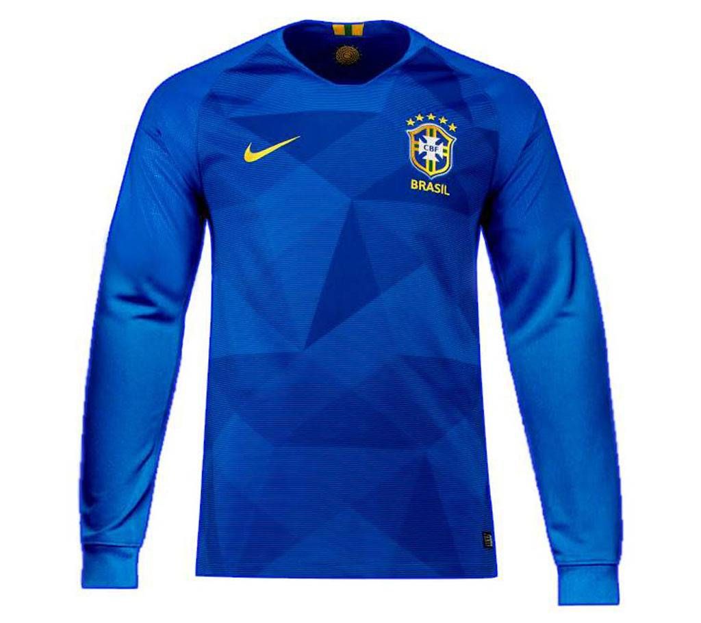 2018 Brazil world Cup Brazil Full Sleeve Away Jersey (Copy)