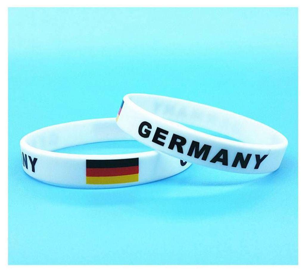 Germany Rubber Hand Band Bracelet - 2pc