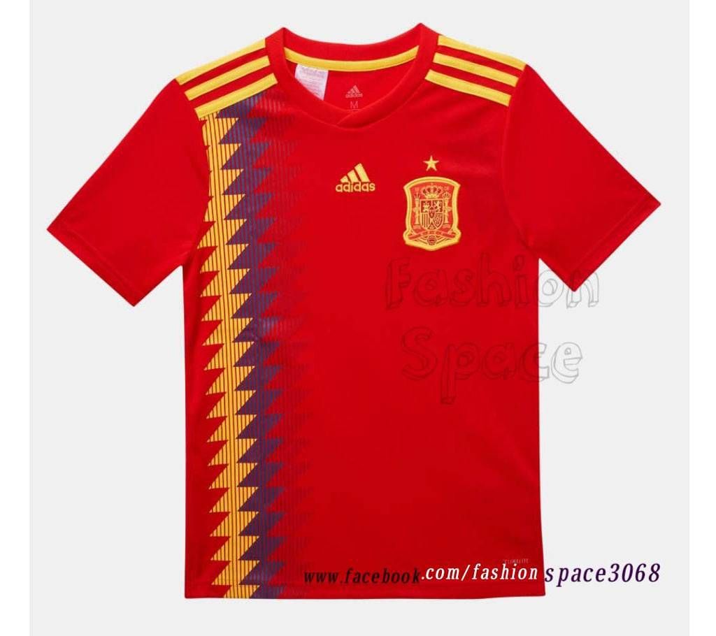 Spain Kid jersey Home 2018 with shorts