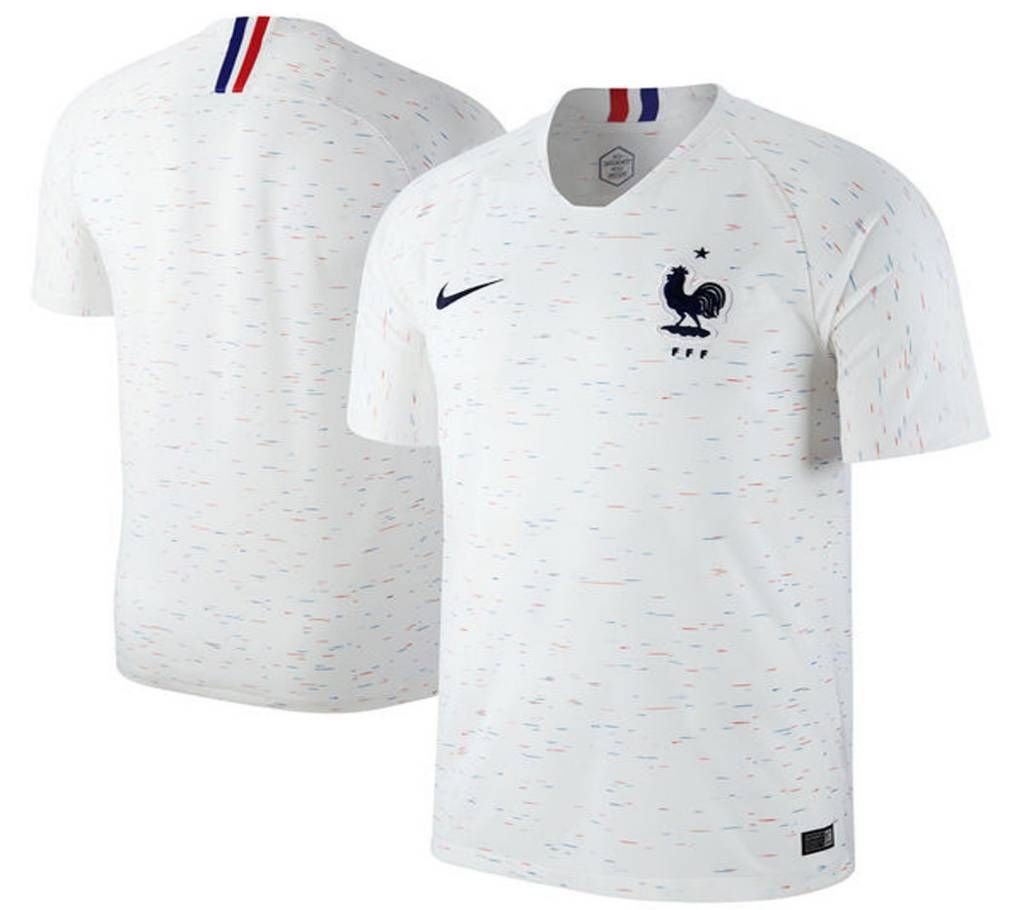 2018 World Cup France Away Half Sleeve Jersey (Copy)