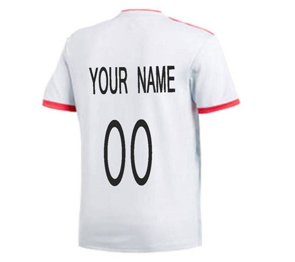 2018 World Cup Spain Away Customized Half Jersey (Copy)