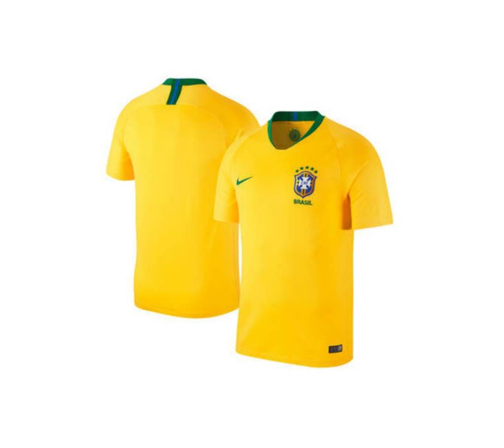2018 World Cup Brazil Home Half Slave Jersey (copy
