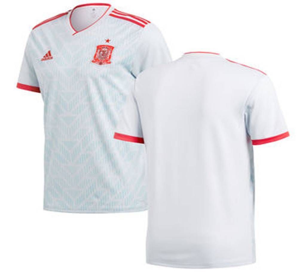 2018 World Cup Spain Half Sleeve Away Jersey (Copy)