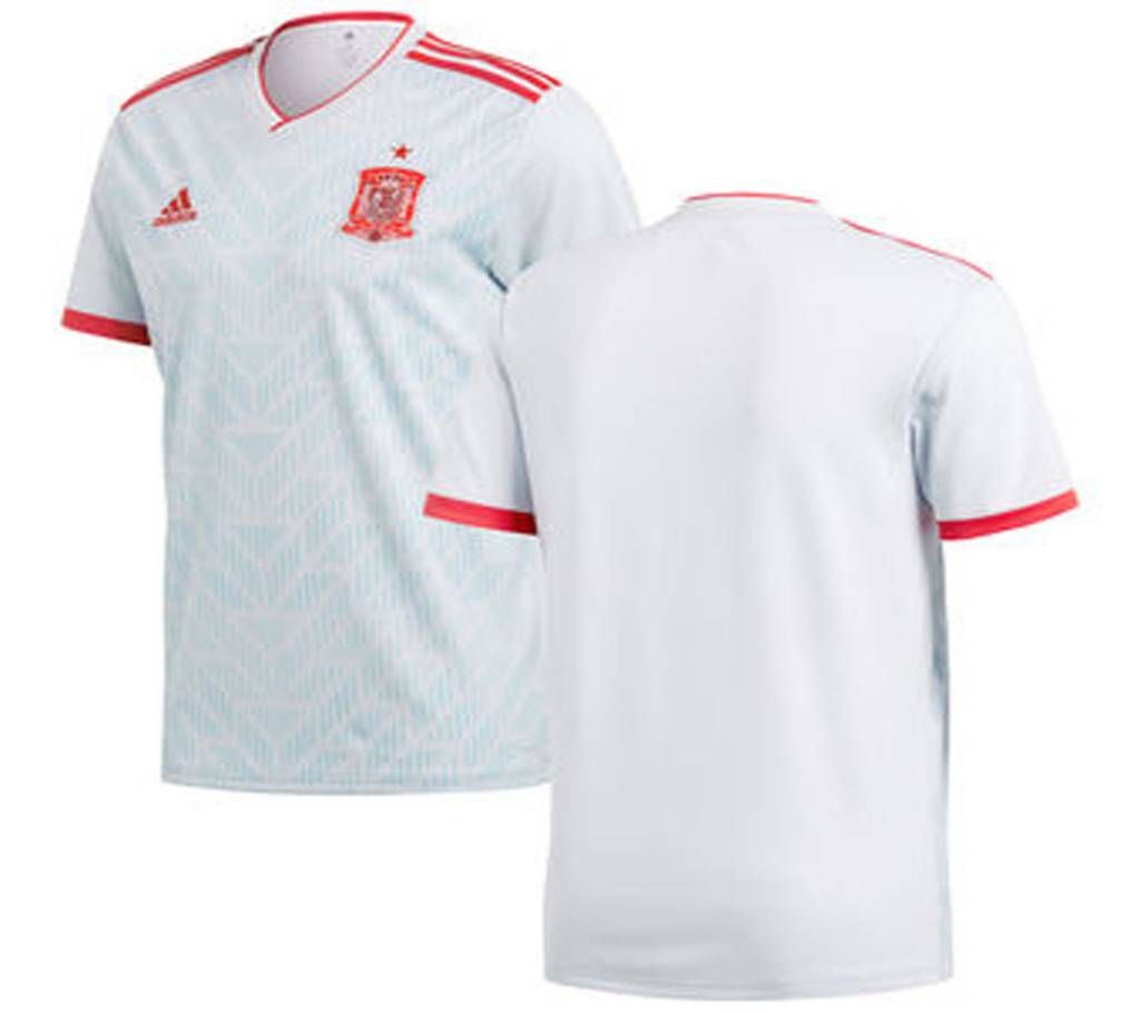 2018 World Cup Spain Away Half Sleeve Jersey (Copy)