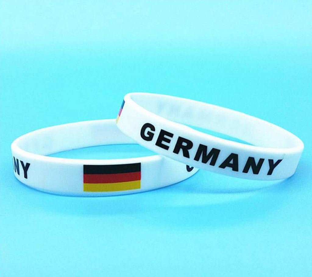 GERMANY RUBBER HAND BAND BRACELET- 2Pcs