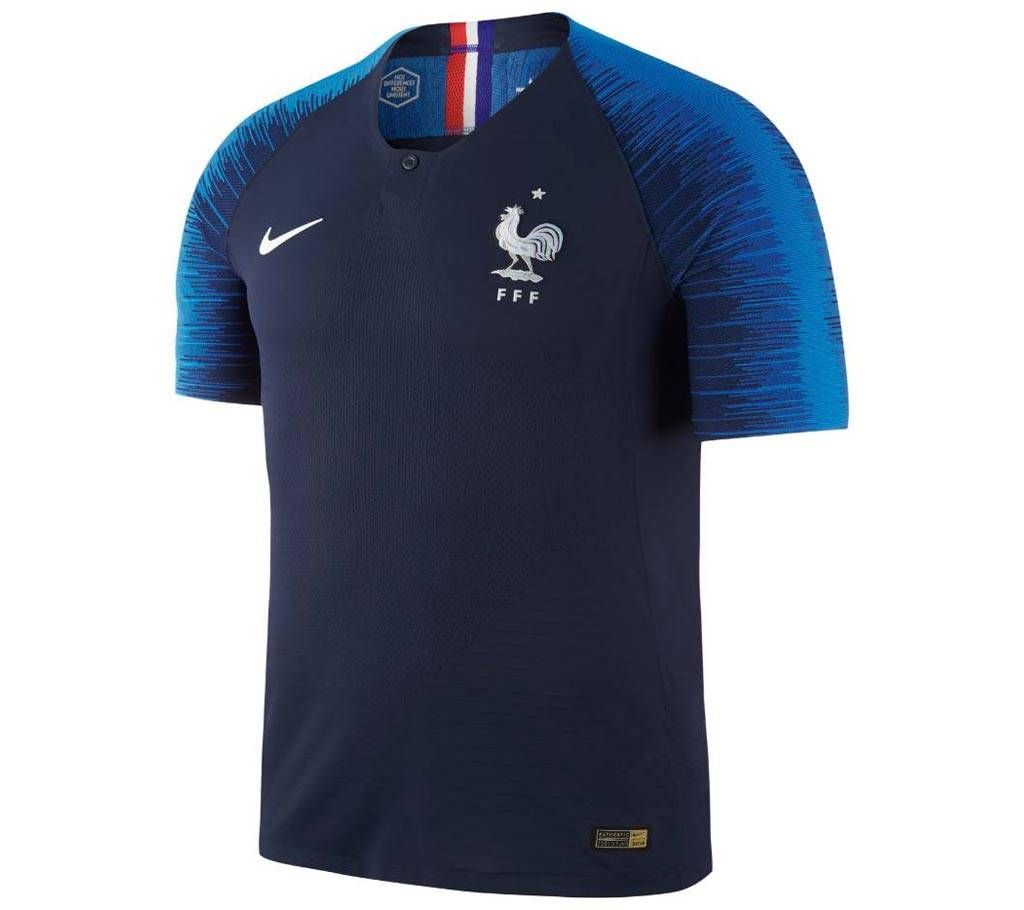 2018 World Cup France Half Sleeve Home Jersey (Copy)
