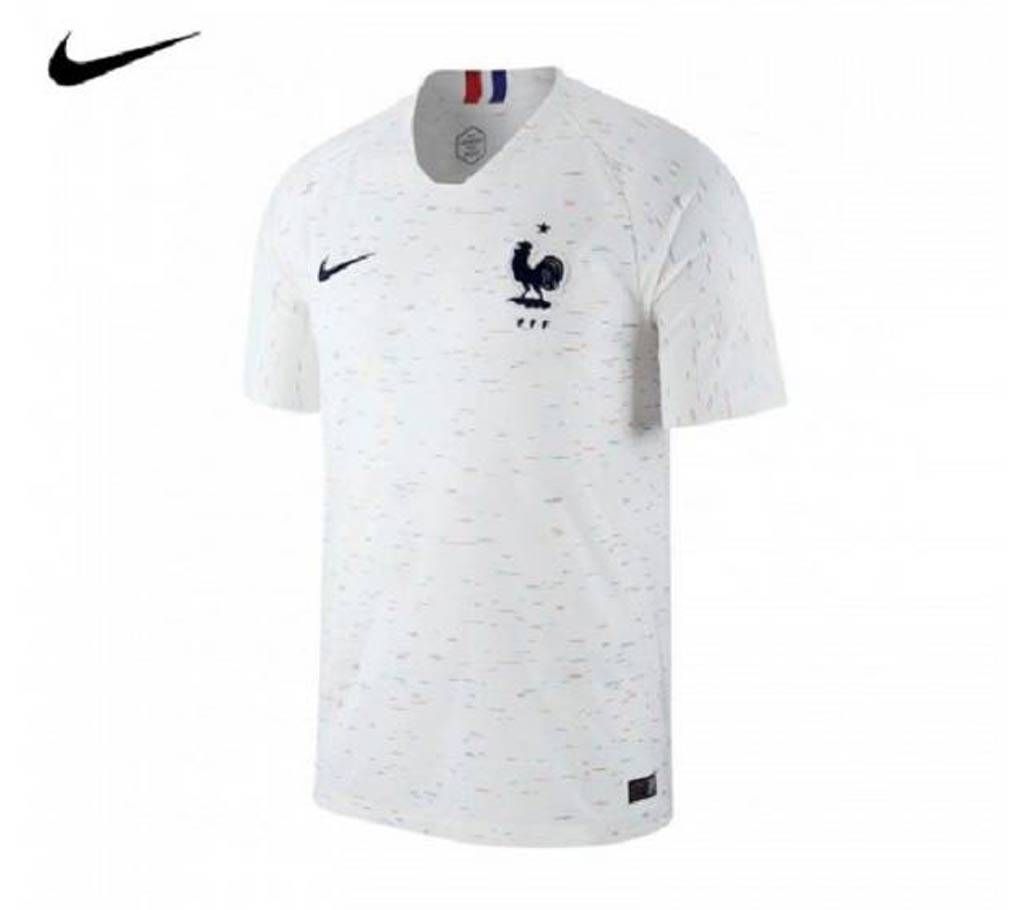 2018 World Cup France Half Sleeve Away Jersey (Copy)