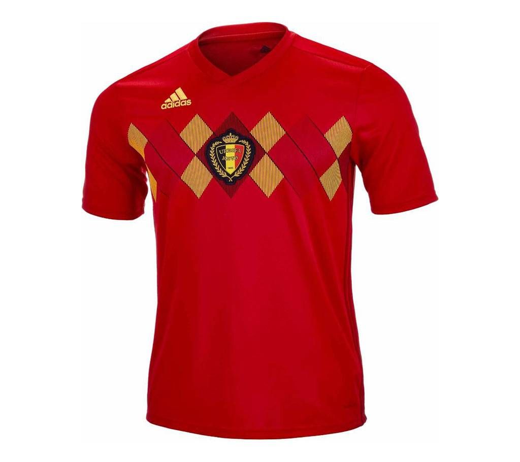 Mens Half Sleeve World Cup Jersey (Belgium)