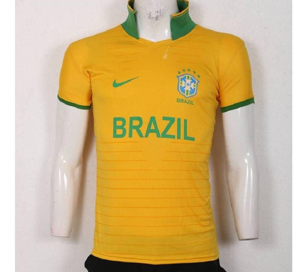 world cup Brazil home short sleeve Jersey 2018 