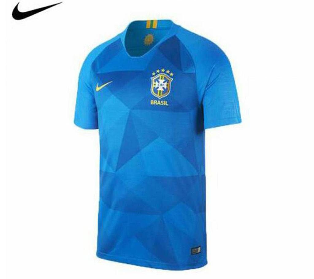 Brazil Half Sleeve Brazil Away Jersey 2018