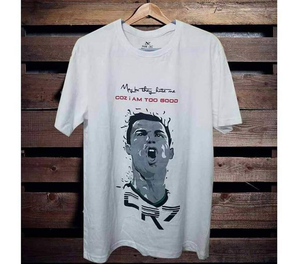 Cristiano Ronaldo Short Sleeve Cotton T-Shirt
